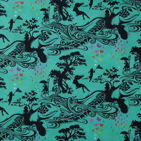 Prince Charming Deja Vu - Turtle Bay Sweetmint Yardage