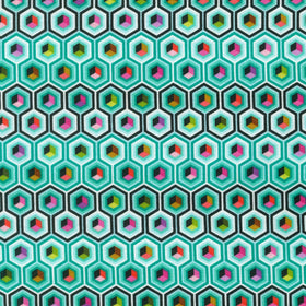 Prince Charming Deja Vu - Hex Box Sweetmint Yardage