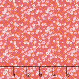 Petite Prints - Small Floral Watermelon Yardage