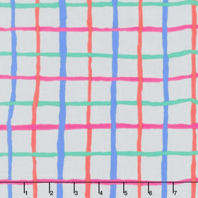 Kaffe Fassett Collective - August 2026 Grid Grey Yardage