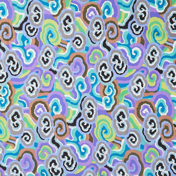 Kaffe Fassett Collective - August 2026 Cloud Scrolls Contrast Yardage