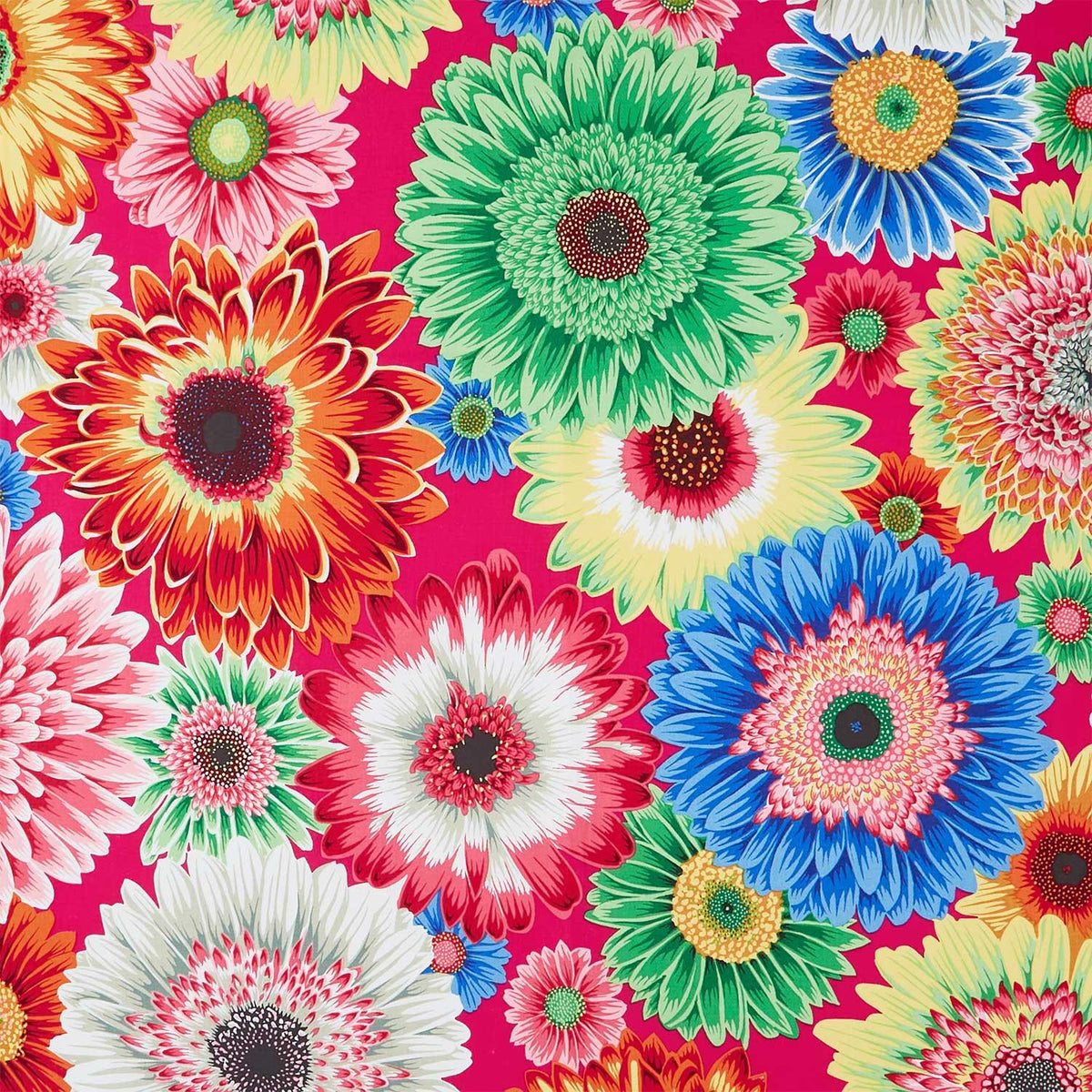Kaffe Fassett Collective - August 2026 Gerbera Daisies Bright Yardage