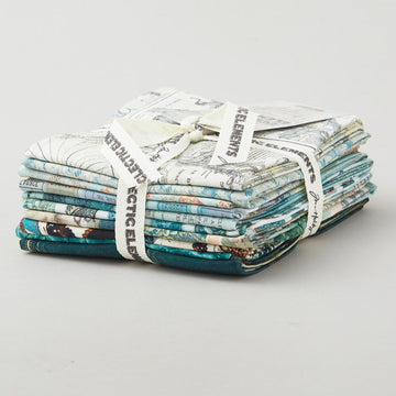 Eclectic Elements Palette Teal Fat Quarter Bundle
