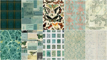 Eclectic Elements Palette Teal Fat Quarter Bundle