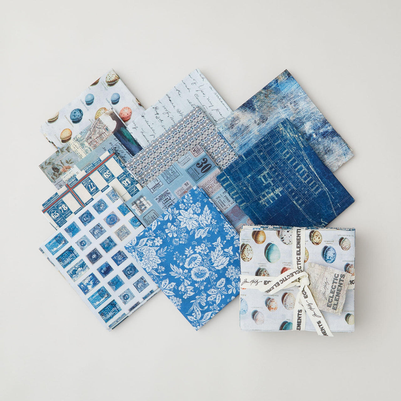 Eclectic Elements - Palette Blue Fat Quarter Bundle