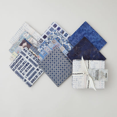 Eclectic Elements - Palette Indigo Fat Quarter Bundle