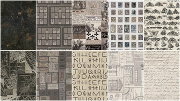 Eclectic Elements Palette Charcoal Fat Quarter Bundle