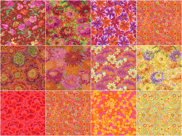 Kaffe Fassett Collective Violet Warm Fat Quarter Bundle 11 ply