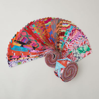 Kaffe Fassett Collective - February 2026 Warm Colorway 2 1/2" Strips