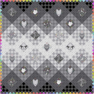 Tula Pink Fade to Gray Quilt Kit