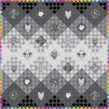 Tula Pink Fade to Gray Quilt Kit