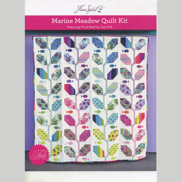 Tula Pink Marine Meadow Quilt Kit