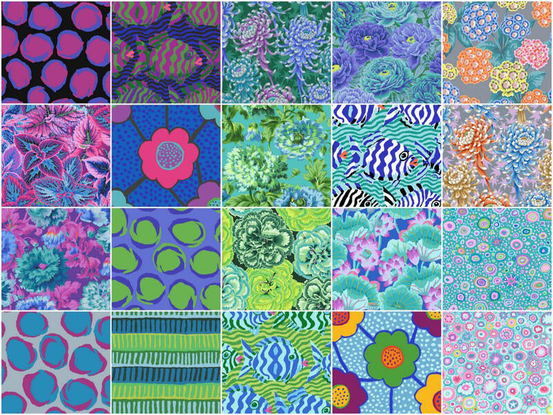 Kaffe Fassett Collective August 2025 Cool Colorstory 10