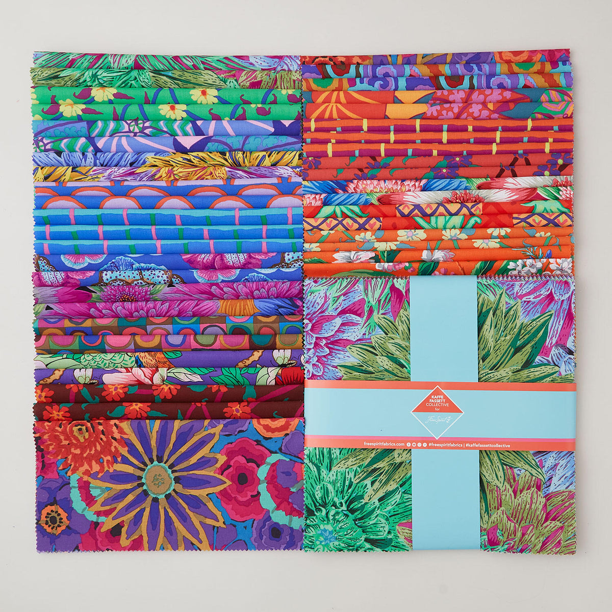 Kaffe Fassett Collective - August 2026 Jewel Colorway 10" Squares