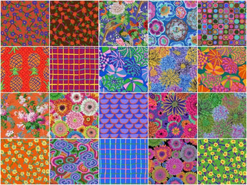 Kaffe Fassett Collective - August 2026 Jewel Colorway 10" Squares