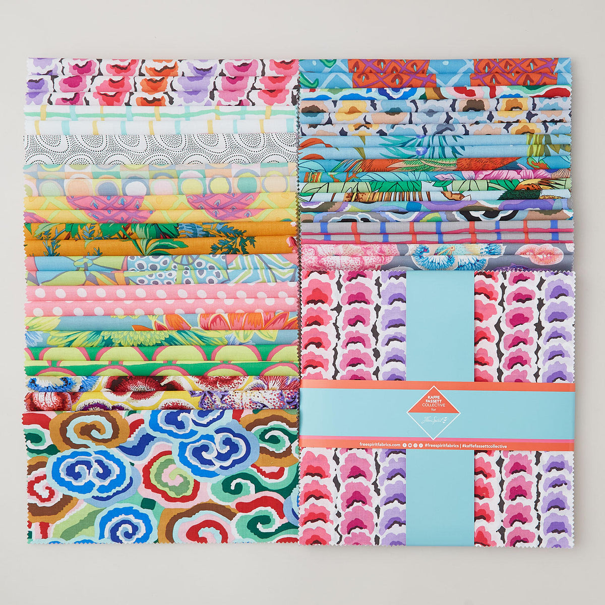 Kaffe Fassett Collective - August 2026 Soft Colorway 10" Squares