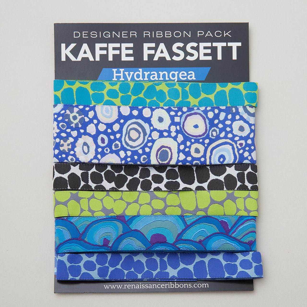 Kaffe Fassett Designer Ribbon Pack - Hydrangea