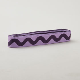 Tula Pink Floral Reef Collection Lil Squiggle 1" Webbing - Ultraviolet