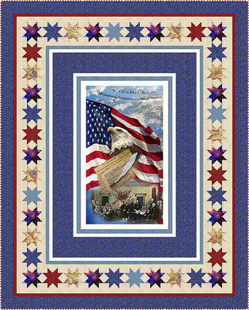 Freedom Stars Free Quilt Pattern