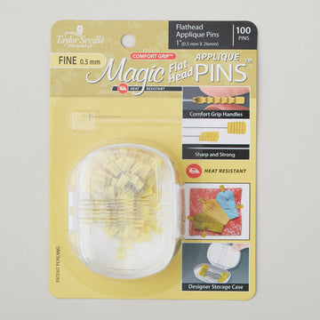 Magic Pins™ Flathead Applique Fine Pins - 100 count