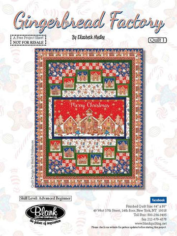 Gingerbread Factory Quilt 1 Free Quilt Pattern