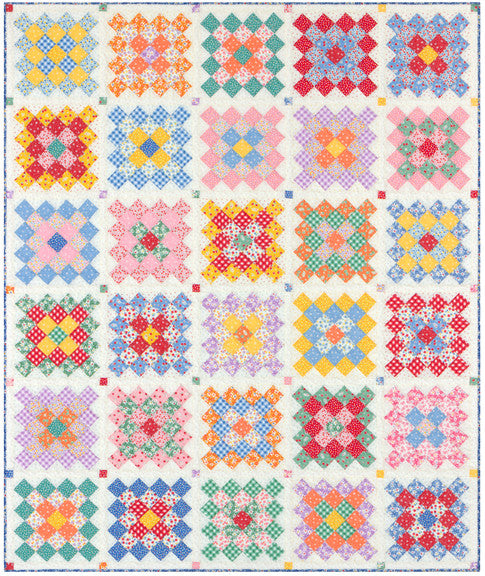 Granny Squares Free Quilt Pattern