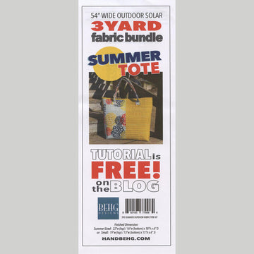 3YD Summer Outdoor Fabric Tote Kit