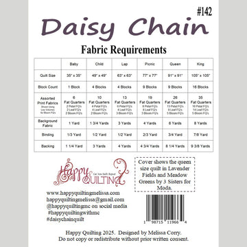 Digital Download - Daisy Chain Quilt Pattern