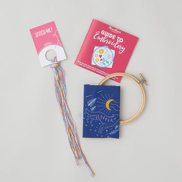 Celestial Wolf Mini Embroidery Kit