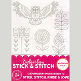 Stick & Stitch Embroidery Pack - Woodland Folk