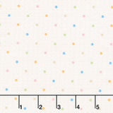 Peek a Boo Bunnies - Small Dots Cream Yardage
