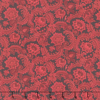 Scrap Basket Favorites - Fancy Foulard Cranberry Yardage