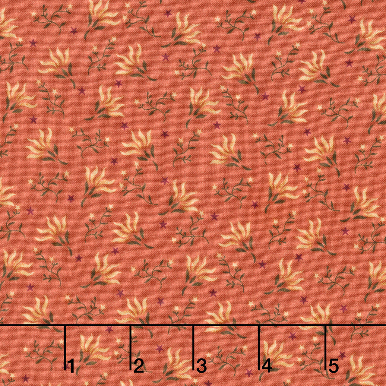 Scrap Basket Favorites - Tossed Clover Pink Yardage