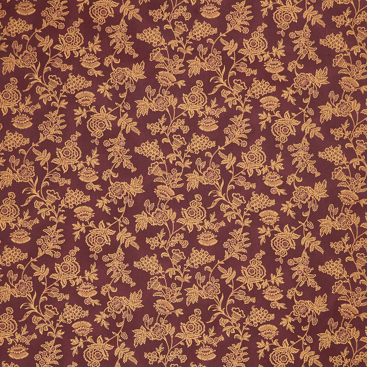 Scrap Basket Favorites - Etched Floral Eggplant Yardage