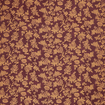 Scrap Basket Favorites - Etched Floral Eggplant Yardage