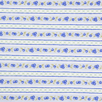 Berrylicious - Border Stripe Blue Green Yardage