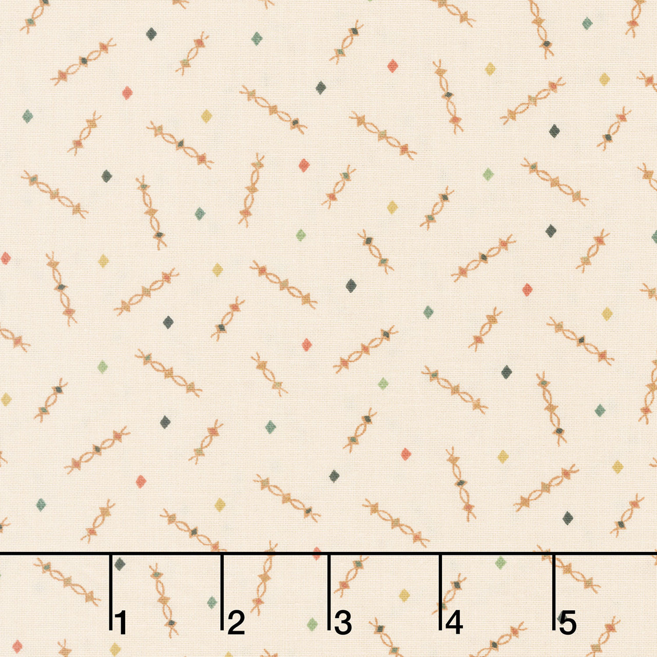 Spiced Favorites - Confetti Sprinkles Wheat 108" Wide Backing