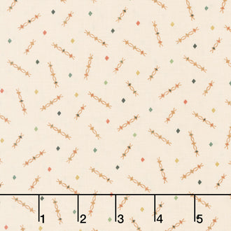 Spiced Favorites - Confetti Sprinkles Wheat 108" Wide Backing