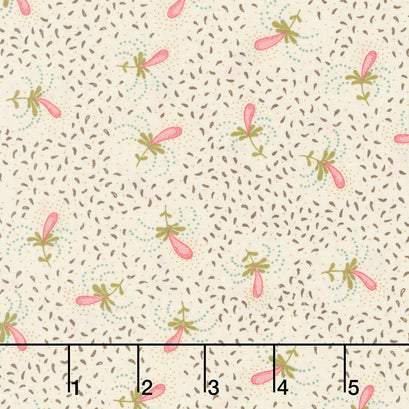Spiced Favorites - Delicate Pears and Leaves Wheat 108" Wide Backing