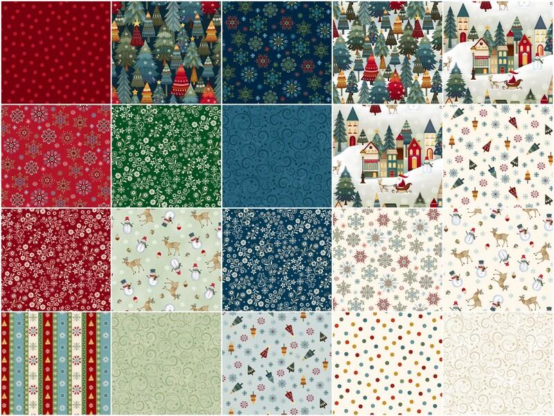 Nordic Holiday Village Charm Pack