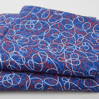 Du Joir 108" - Loops Navy 3 Yard Cut