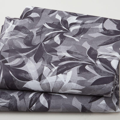 Shadow Leaves 108" - Black 3 Yard Cut