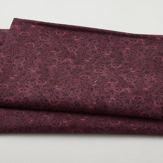 Flossie's Flowers - Calicos Aubergine 2 Yard Cut