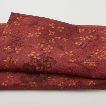 Flossie's Flowers - Mixed Media Red 2 Yard Cut