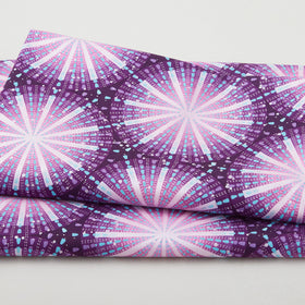 Geo Pop Pearl - Starbursts Purple 2 Yard Cut