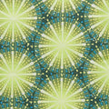 Geo Pop Pearl - Starbursts Green 2 Yard Cut