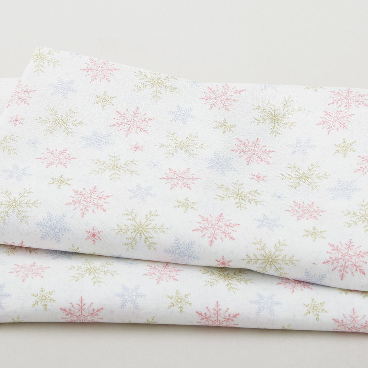 Magical Menagerie - Tossed Snowflakes Multi-White 2 Yard Cut