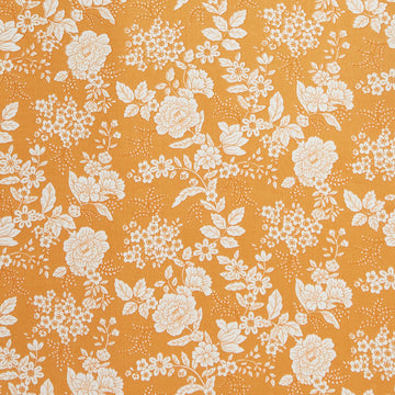 Tranquility - Floral Orange 3 Yard Cut