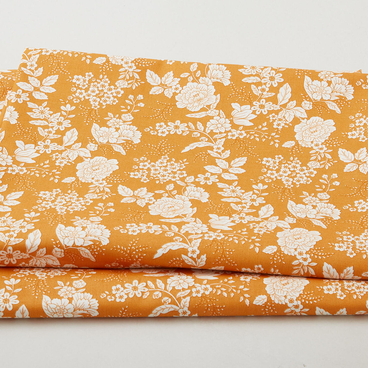 Tranquility - Floral Orange 3 Yard Cut
