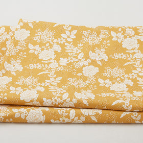 Tranquility - Floral Yellow 3 Yard Cut